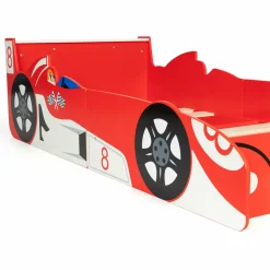 IDMarket Lit voiture Formule 1 rouge*Enfant Lits Enfant|Chambre Complète Adulte