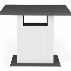 IDMarket Îlot central cuisine bois gris et blanc 110 cm* Collection Design|Collection Moderne