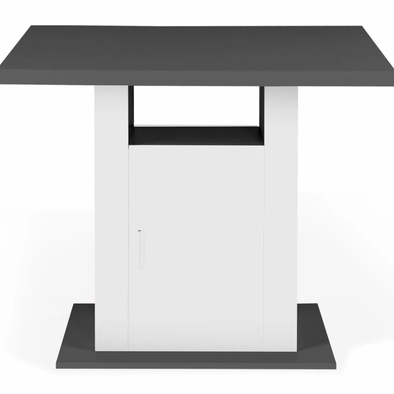 IDMarket Îlot central cuisine bois gris et blanc 110 cm* Collection Design|Collection Moderne