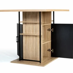 IDMarket Îlot central industriel* Meubles Hauts|Collection Design