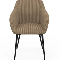 IDMarket Lot chaises et fauteuils de table taupe* Collection Vintage|Chaises