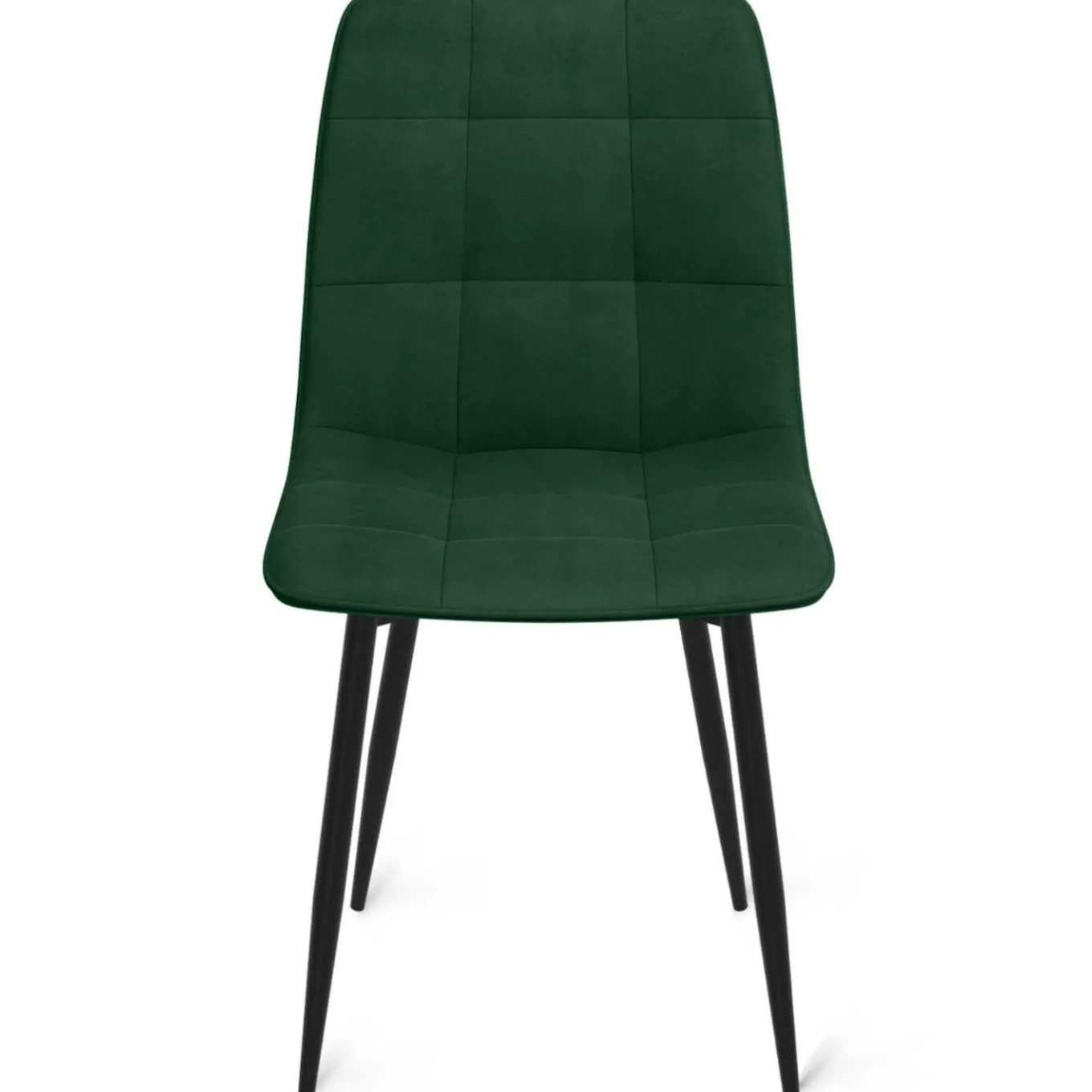 IDMarket Lot de 6 chaises en velours mix vert, jaune et gris matelassées* Collection Vintage|Collection Moderne