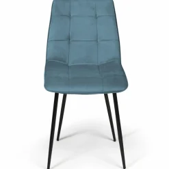 IDMarket Lot de 4 chaises en velours plusieurs couleurs* Collection Vintage|Collection Moderne