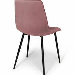 IDMarket Lot de 4 chaises en velours plusieurs couleurs* Collection Vintage|Collection Moderne