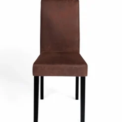 IDMarket Lot de 6 chaises marron vintage* Collection Contemporaine|Collection Vintage