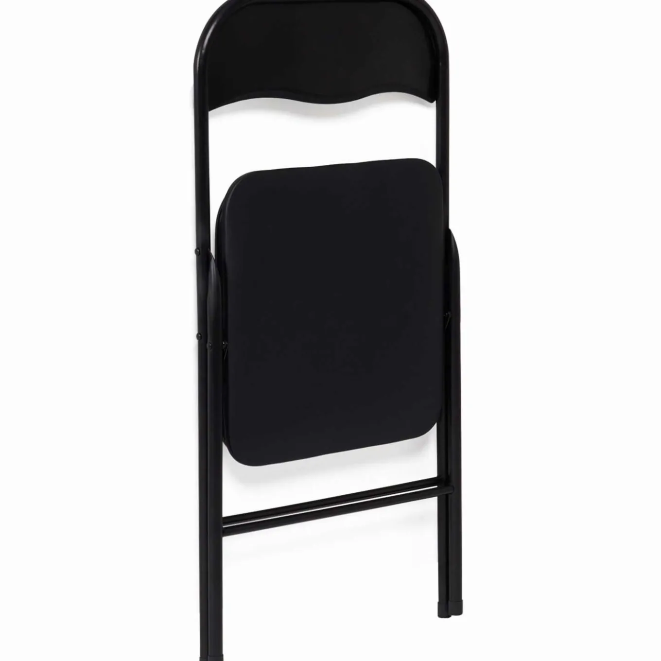 IDMarket Lot de 6 chaises noires pliables d’intérieur* Salle À Manger Complète|Tables Et Chaises