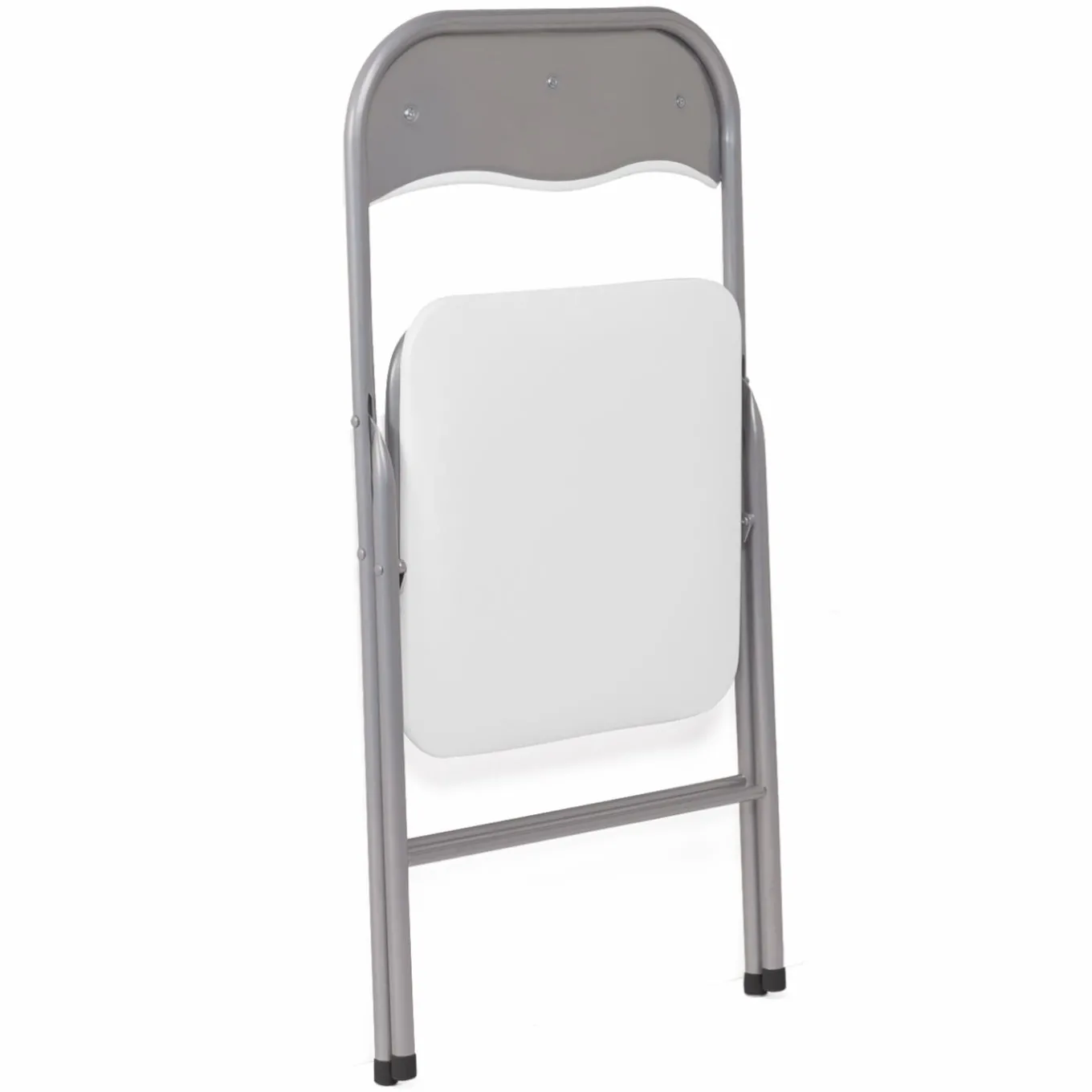 IDMarket Lot de 6 chaises pliantes blanches d’intérieur* Salle À Manger Complète|Tables Et Chaises