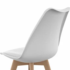 IDMarket Lot de 6 chaises scandinaves mix color gris foncé, blanc, noir et velours patchworks* Collection Scandinave|Tables Et Chaises