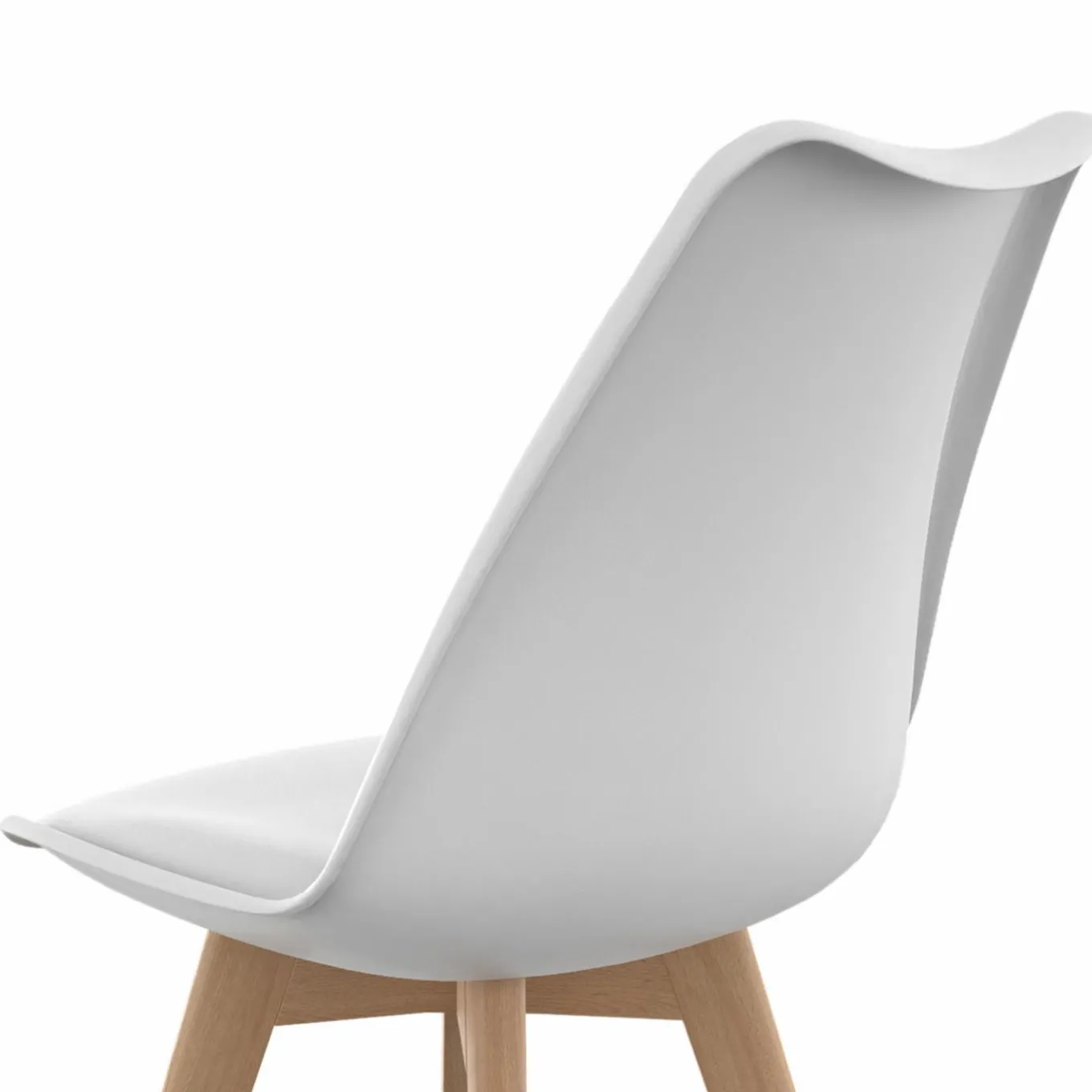 IDMarket Lot de 6 chaises scandinaves mix color gris foncé, blanc, noir et velours patchworks* Collection Scandinave|Tables Et Chaises