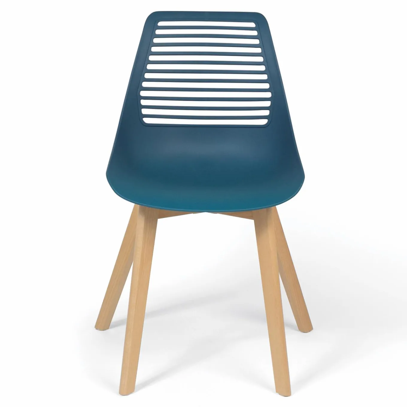 IDMarket Lot de 6 chaises scandinaves dépareillées dossier ajouré* Collection Scandinave|Salle À Manger Complète