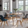 IDMarket Lot de 6 chaises scandinaves 4 couleurs* Collection Scandinave|Salle À Manger Complète
