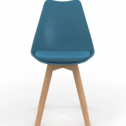 IDMarket Lot de 8 chaises scandinaves 4 couleurs* Collection Scandinave|Salle À Manger Complète