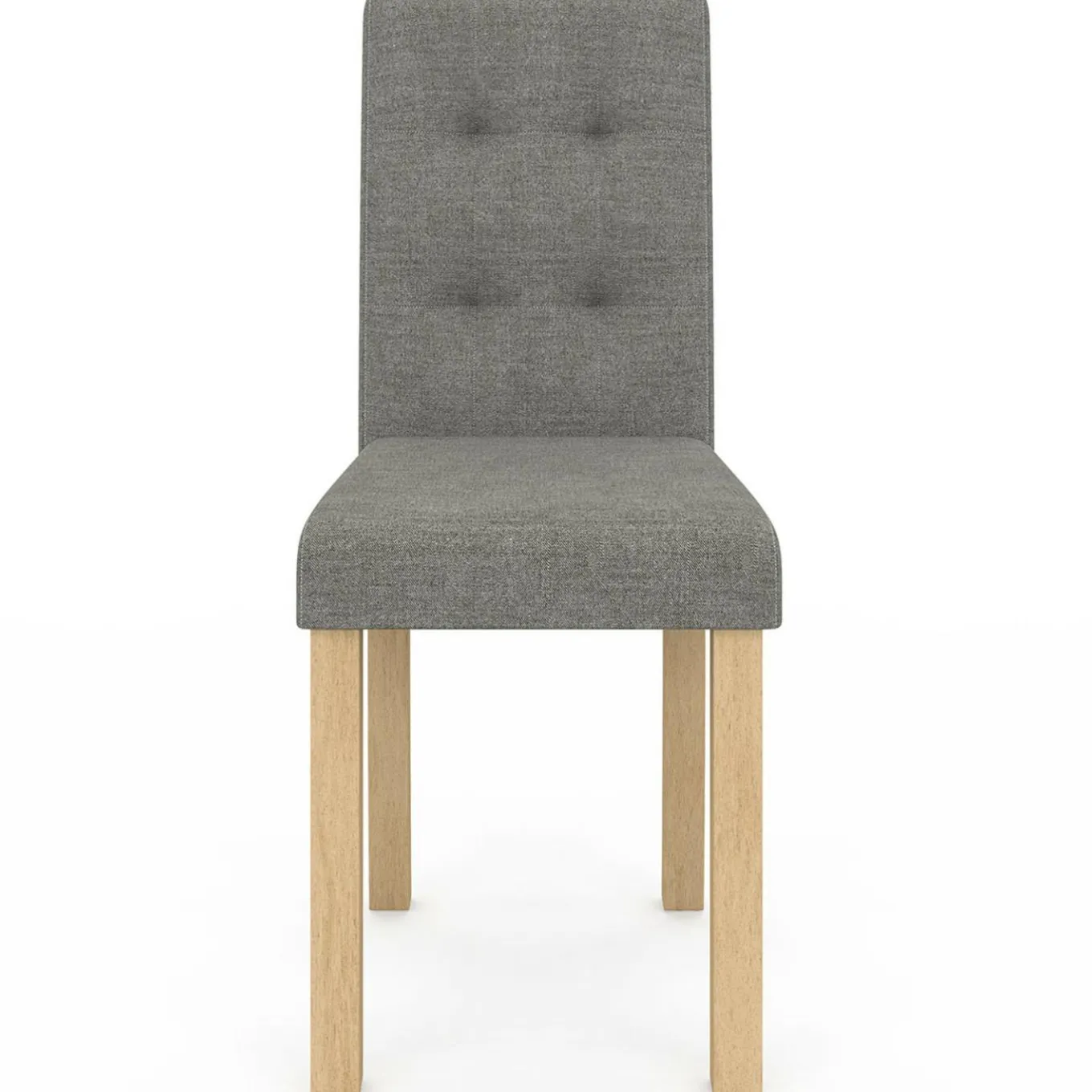 IDMarket Lot de 6 chaises scandinaves capitonnées grises* Salle À Manger Complète|Tables Et Chaises