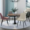 IDMarket Lot de 4 chaises THALYA en velours mix color crème, gris clair, gris foncé, rose avec accoudoirs* Chaises|Tables Et Chaises