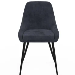 IDMarket Lot de 4 chaises THALYA en velours mix color crème, gris clair, gris foncé, rose avec accoudoirs* Chaises|Tables Et Chaises