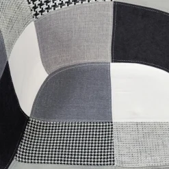 IDMarket Lot de 2 fauteuils scandinaves noirs gris et blancs* Collection Agencement Magasin|Collection Scandinave