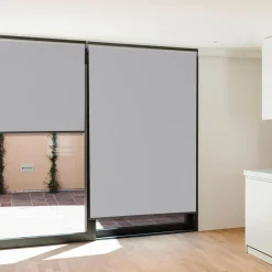 IDMarket Lot de 2 stores enrouleurs gris clair pour pergola* Accessoires Pergolas Et Tonnelles