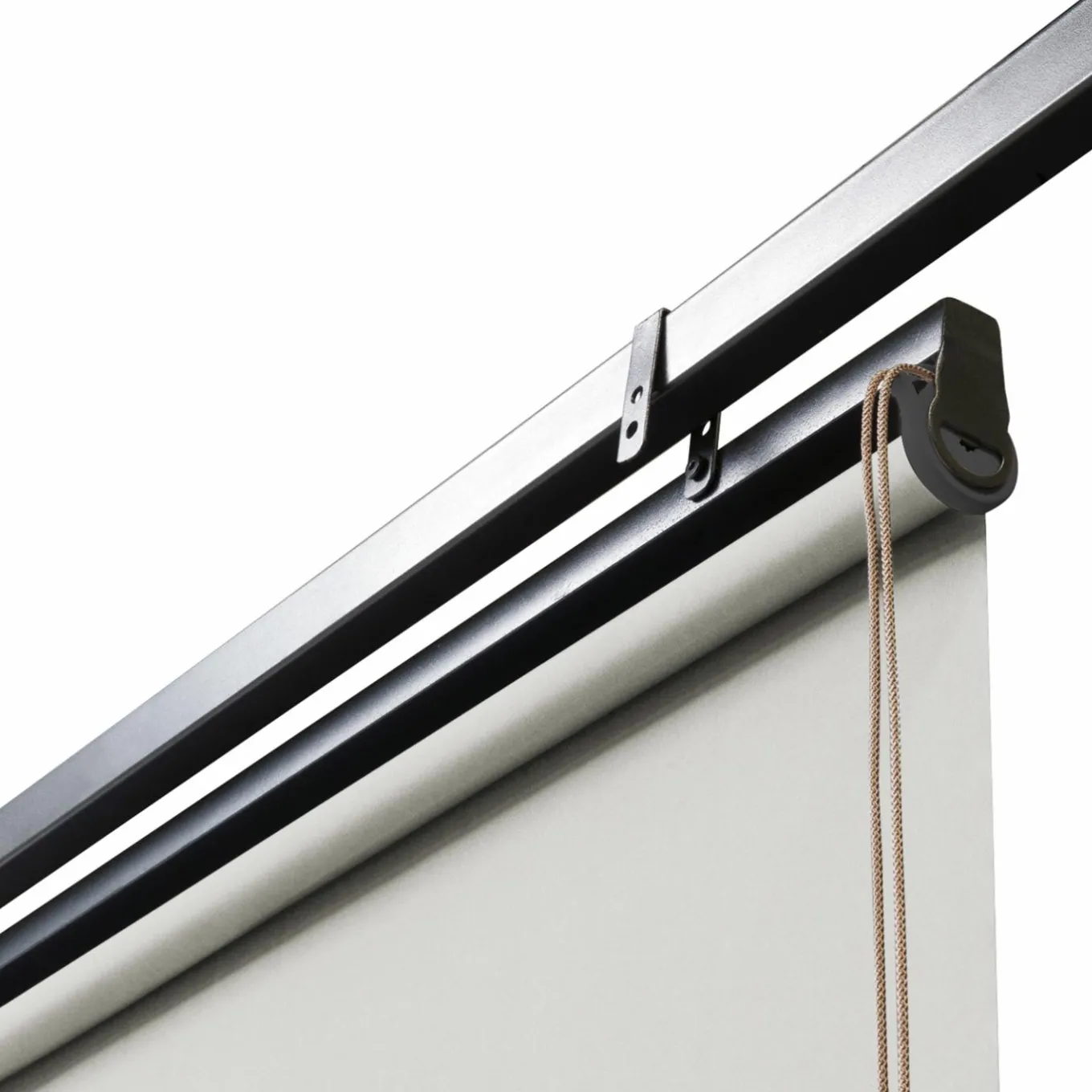 IDMarket Lot de 3 stores enrouleurs écru pour pergola* Accessoires Pergolas Et Tonnelles