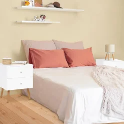 IDMarket Lot de 2 tables de chevet scandinaves bois et blanc 2 tiroirs* Meubles Tiroirs|Meubles Bas