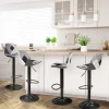 IDMarket Lot de 4 tabourets de bar design patchworks noir, gris et blanc* Collection Contemporaine|Tabourets De Bar