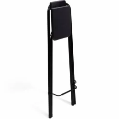 IDMarket Lot de 4 tabourets hauts pliants noirs* Collection Contemporaine|Tabourets De Bar