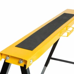 IDMarket Lot de 2 tréteaux pliables avec plateau antiglisse* Outillage Et Accessoires Bricolage|Meubles Bricolage Et Rayonnage