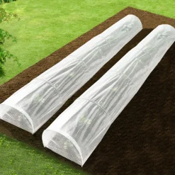 IDMarket Lot de 2 tunnels de forçage 5 m toutes saisons* Tunnels Et Accessoires De Croissance|Serres À Tomates Et Équipement Du Potager