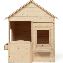 IDMarket Maisonnette pour enfants en bois pour l’extérieur avec jardinières*Enfant Jeux Enfant|Loisirs Et Jeux D'Exterieur