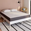 IDMarket Matelas 160x200 cm à mémoire de forme épaisseur 20 cm blanc et gris* Collection Contemporaine|Chambre Complète Adulte
