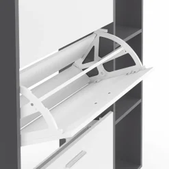 IDMarket Meuble à chaussures 3 portes avec étagère* Meubles Hauts|Petits Meubles