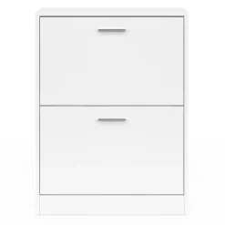 IDMarket Meuble à chaussures blanc 2 portes* Meubles Blancs|Meubles À Chaussures