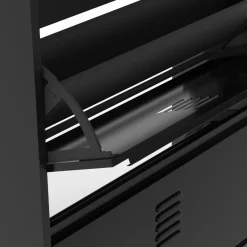 IDMarket Meuble à chaussures industriel grande capacité 18 paires* Rangement Et Accessoires|Collection Métal