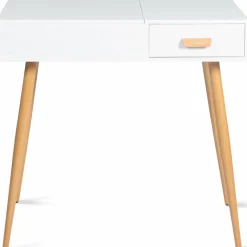 IDMarket Meuble coiffeuse blanche style scandinave* Meubles Bas|Collection Scandinave