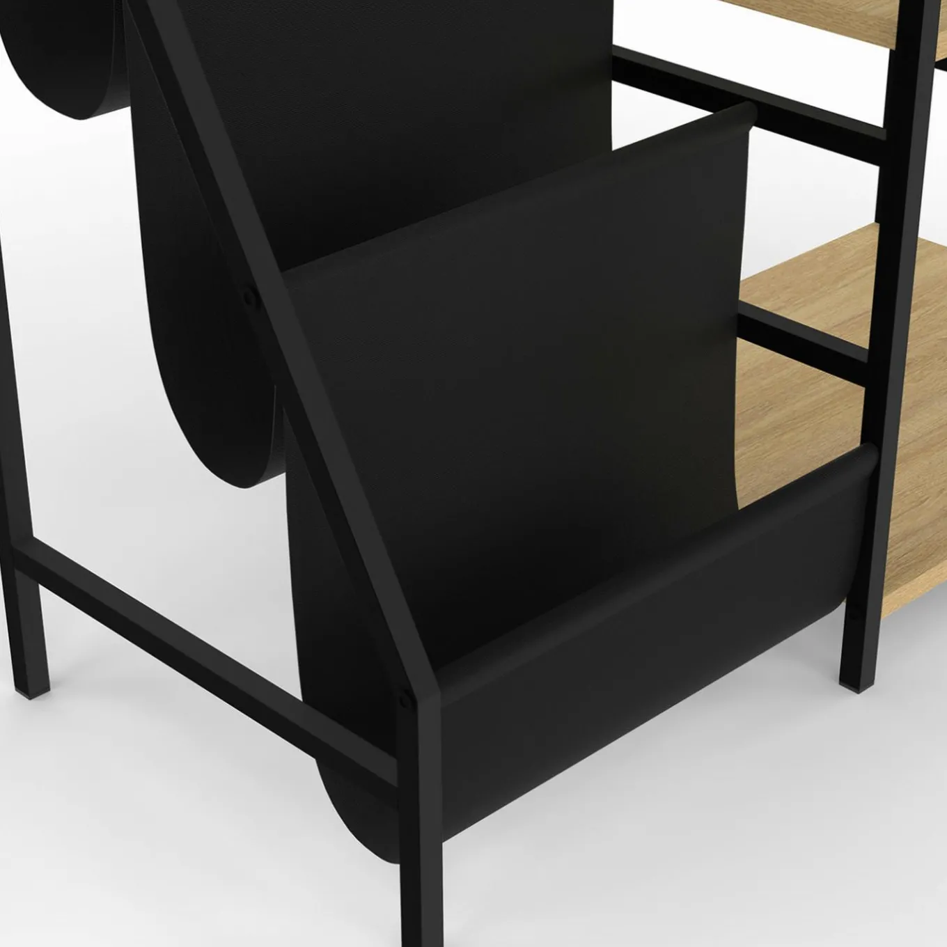 IDMarket Meuble d'appoint, rangement avec étagères, supports vinyles et platine design industriel* Meubles En Bois|Etagères