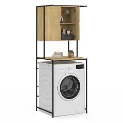 IDMarket Meuble de rangement industriel machine à laver* Rangement Et Accessoires|Séchoirs À Linge