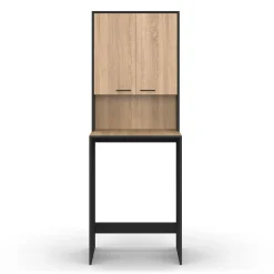 IDMarket Meuble dessus de machine à laver avec placard* Rangement Et Accessoires|Séchoirs À Linge