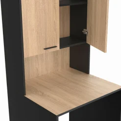 IDMarket Meuble dessus de machine à laver avec placard* Rangement Et Accessoires|Séchoirs À Linge