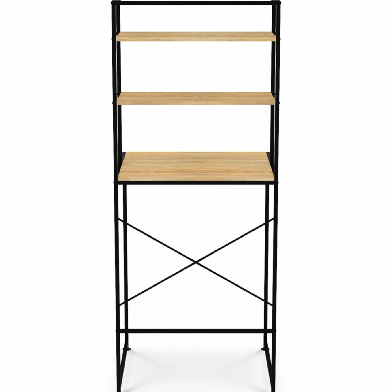 IDMarket Meuble dessus machine à laver design industriel* Séchoirs À Linge|Collection Industrielle