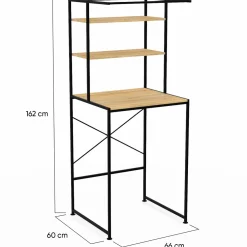 IDMarket Meuble dessus machine à laver design industriel* Séchoirs À Linge|Collection Industrielle