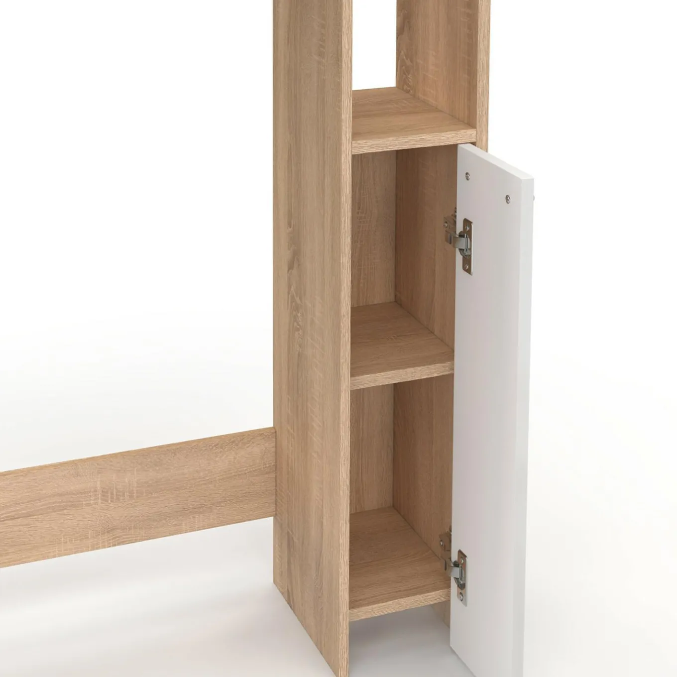 IDMarket Meuble dessus wc placard hêtre blanc* Meubles Salle De Bain|Meubles Wc