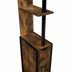 IDMarket Meuble rangement WC style industriel bois effet vieilli* Collection Vintage|Collection Industrielle