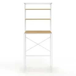 IDMarket Meuble étagère blanc machine à laver* Séchoirs À Linge|Collection Industrielle