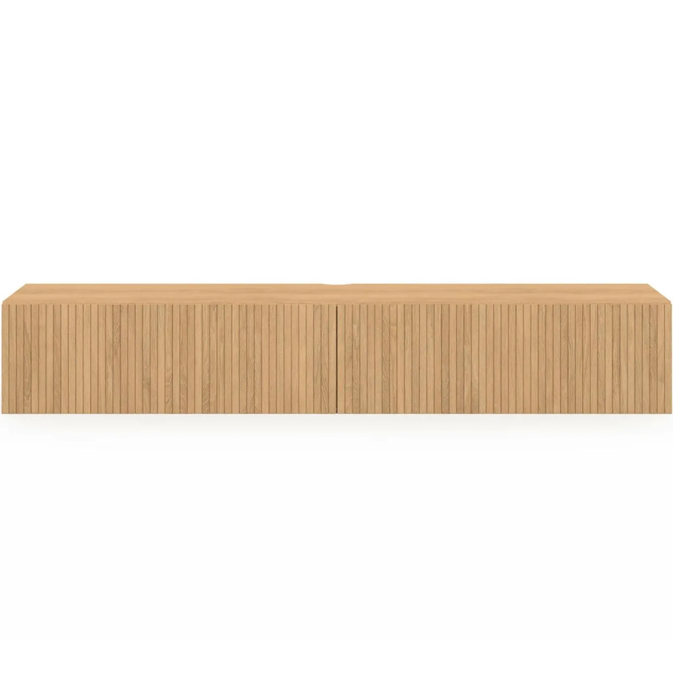 IDMarket Meuble Télé suspendu 180 cm bois coloris chêne* Meubles Tv|Salon Complet