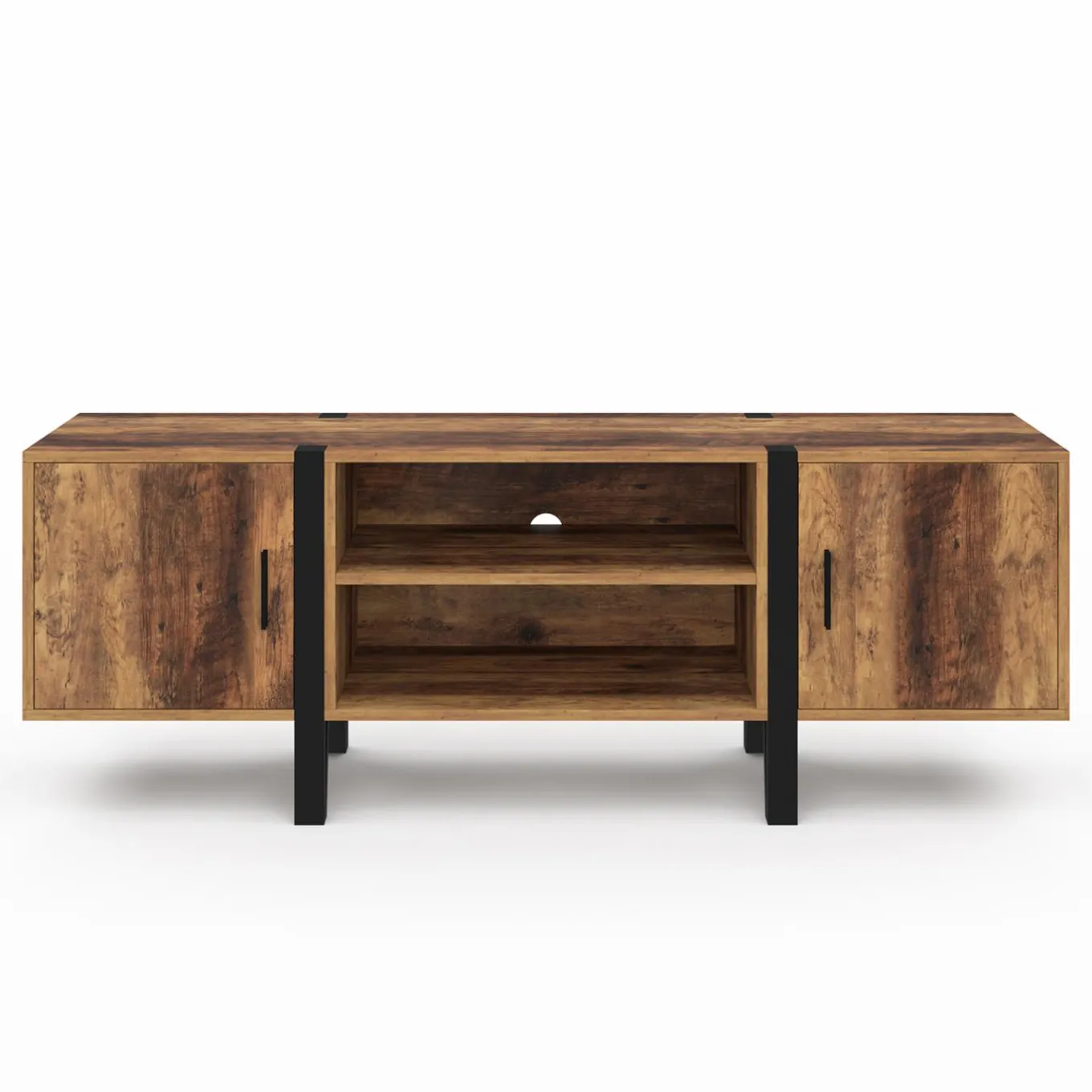 IDMarket Meuble TV 140cm avec 2 portes* Meubles Tv|Salon Complet