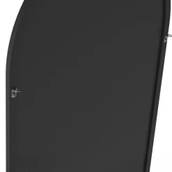 IDMarket Miroir sur pied contour noir 160 x 40 cm* Décoration Et Accessoires|Collection Métal