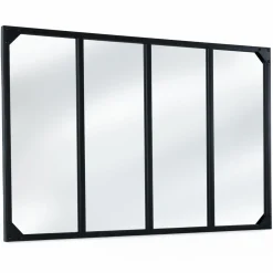 IDMarket Miroir verrière style industriel* Décoration Et Accessoires|Collection Agencement Magasin