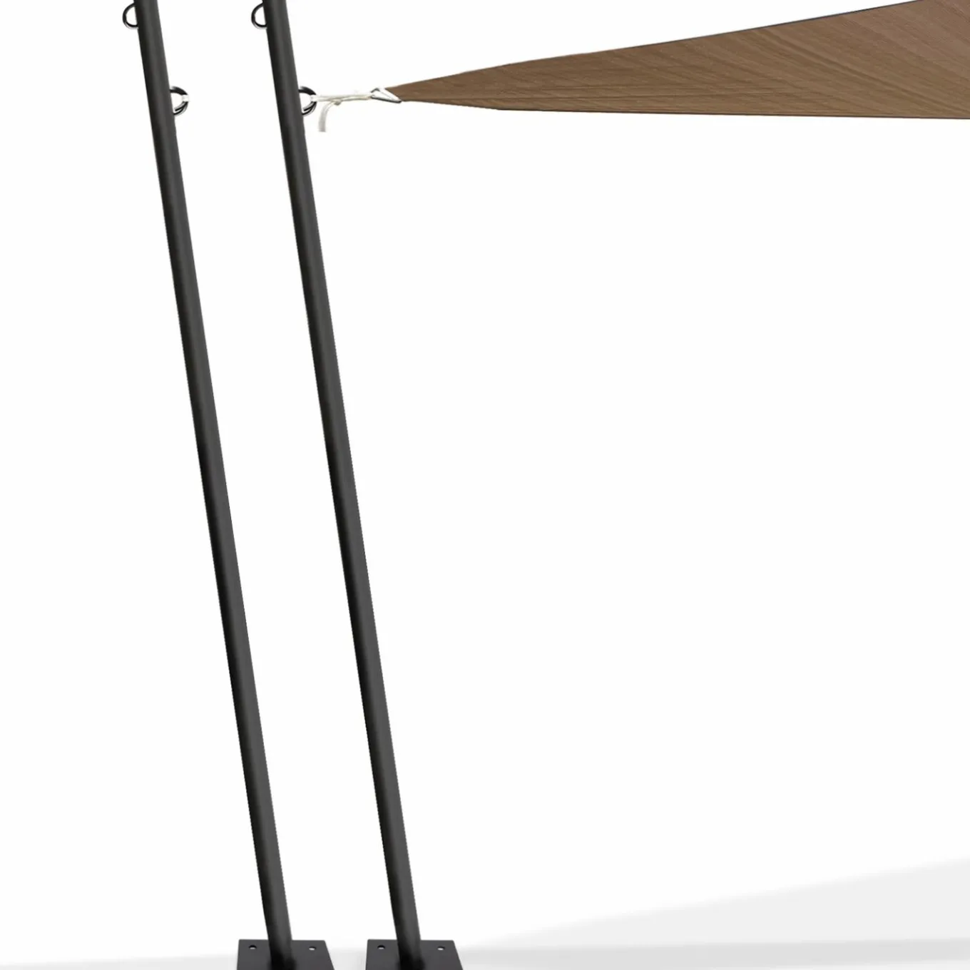 IDMarket Mâts pour voile d’ombrage* Voiles D'Ombrage