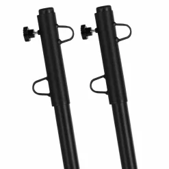 IDMarket Mâts réglables de fixation pour voile d’ombrage x2* Voiles D'Ombrage