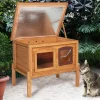 IDMarket Niche en bois pour chat* Niches Pour Chat|Accessoires Animaux