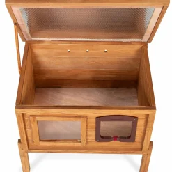 IDMarket Niche en bois pour chat* Niches Pour Chat|Accessoires Animaux